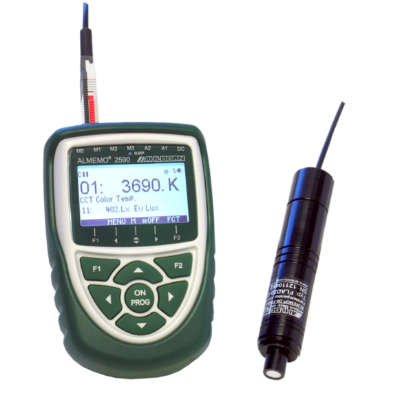 Digital sensor for color temperature and illuminance