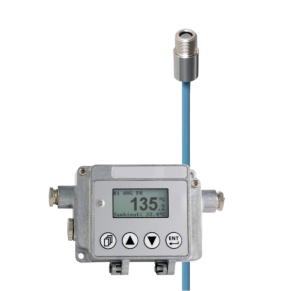 Infra-red transmitter and miniature probe head